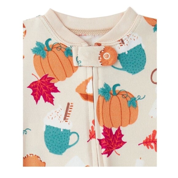 Thanksgiving Way to Celebrate Baby Boy and Girl Unisex Blanket sleeper 0-3m - Picture 2 of 4